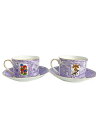 【中古】WEDGWOOD◆カップ&ソーサー/2点セット/パープル【キッチン用品】
