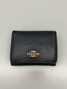 【中古】COACH◆3つ折り財布/レザー/ブラック/黒/レディース/ウォレット【服飾雑貨他】(4)