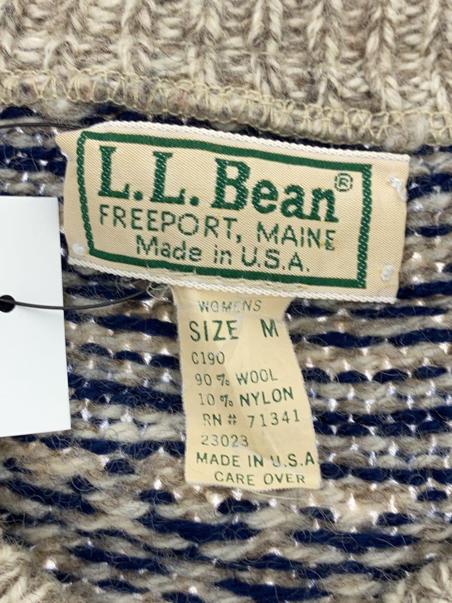 【中古】L.L.Bean◆カーディガン(厚手)/M/ウール/マルチカラー/総柄//【メンズウェア】 3