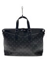 【中古】LOUIS VUITTON◆ブリーフケース・エクスプローラー_モノグラム・エクリプス_BRW/PVC/ブラック/総柄【バッグ】