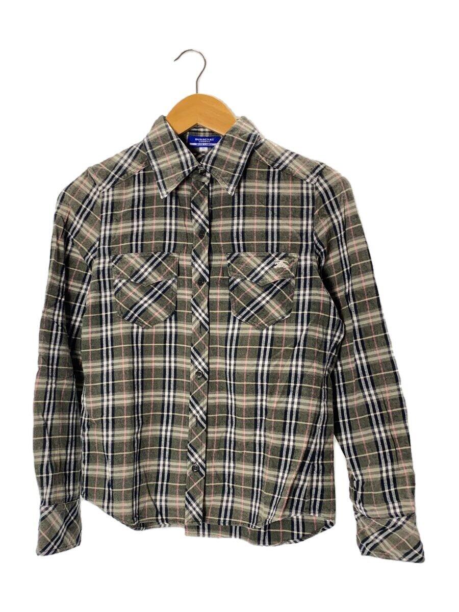 【中古】BURBERRY BLUE LABEL◆長袖シャ