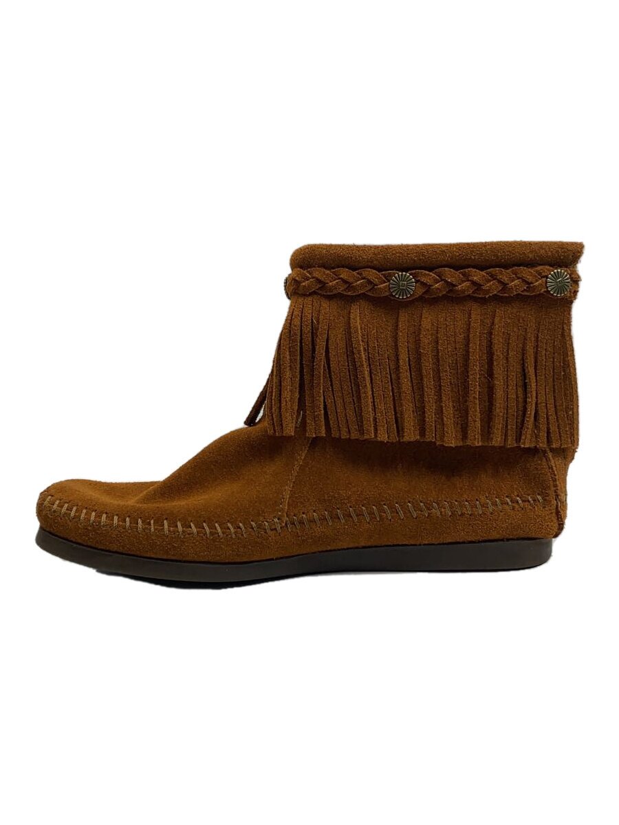 【中古】MINNETONKA◆ブーツ/--/BRW/スウェード/188173//【シューズ】