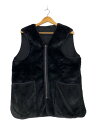 【中古】Barbour◆SLライニングベスト/ライナーベスト/ベスト/42/アクリル/ブラック【メンズウェア】