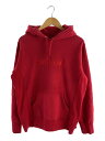 【中古】Supreme◆パーカー/L/コットン/RED【メンズウェア】