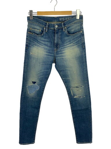 【中古】HYSTERIC GLAMOUR◆スキニーパンツ/30/コットン/IDG/無地/0261AP14【メンズウェア】 【中古】HYSTERIC GLAMOUR◆スキニーパンツ/30/コットン/IDG/無地/0261AP14【メンズウェア】