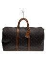 【中古】LOUIS VUITTON◆キーポル50_モノグラム・キャンバス_BRW/PVC/BRW/総柄【バッグ】
