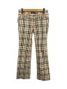 【中古】BURBERRY BLUE LABEL◆ブーツカットパンツ/37/コットン/BEG/FQ516-205-43【レディースウェア】(4)