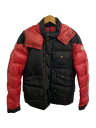 【中古】MONCLER◆CHAUMONT/ダウンジャケット/2/ポリエステル/RED/無地【メンズウ ...