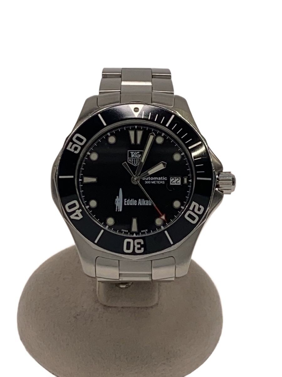 【中古】TAGHeuer◆自動巻腕時計/アナログ/ステンレス/BLK/SLV/SS/WAB2012/20250716日差-2【服飾雑貨他】