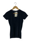 【中古】MADISONBLUE◆トップス/S/ベロア/BLK/MB184-7010/VELOUR DEEP V NECK TEE【レディースウェア】