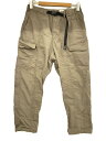 WILDTHINGS◆FIELD CARGO PANTS/カーゴパンツ/M/コットン/カーキ/WT19505AD-CP