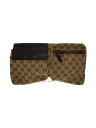 【中古】GUCCI◆ウエストバッグ_GGキャンバス/キャンバス/BRW//【バッグ】