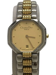 【中古】Christian Dior◆クォーツ腕時計/アナログ/GLD/48.203【服飾雑貨他】