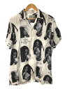 【中古】WACKO MARIA◆BOB MARLEY S/S HAWAIIAN SHIRT(TYPE-1)/M/襟汚れ・使用感有//【メンズウェア】(4)
