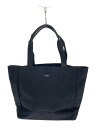 【中古】STANDARD SUPPLY◆トートバッグ/コットン/ブラック/23305IT/持ち手牛革【バッグ】(4)