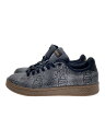 【中古】adidas◆ADVANCOURT_アドバンコート/23.5cm/ブラック//【シューズ】