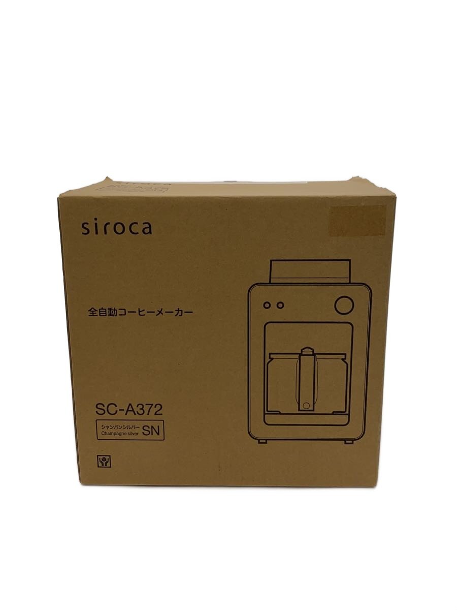 【ブランド】siroca(Auc Sale) 【ブランドカナ】シロカ（オークセール） 【型番】 【程度】S 【サイズ】 【メインカラー】 【素材・生地】 【キーワード】　　　/ 2026/06/16 セカンドストリート佐野新都市店【4968】【中古】siroca(Auc Sale)◆コーヒーメーカー SC-A372SN//【家電・ビジュアル・オーディオ】 ブランド siroca(Auc Sale) 型番 カラー 柄 素材・生地 >色・素材について サイズ >サイズ表示について 実寸（cm） 【コーヒーメーカー】 幅：34 / 高さ：32.5 / 奥行：21 【その他】 その他サイズ：/ 商品は　セカンドストリート佐野新都市店の店頭にて販売しております。商品に関するお問合わせは、お電話(TEL:0283-86-7125)にて、問合わせ番号：2340695835579をお伝えください。 配送方法やお支払い方法に関するお問い合わせは、サポートセンターまでご連絡をお願いします。 ※お電話の対応は営業時間内のみとなります。お問い合わせフォームでお問い合わせの際はご注文番号をご記入下さい この商品に関する出品店舗からのコメント 未開封品