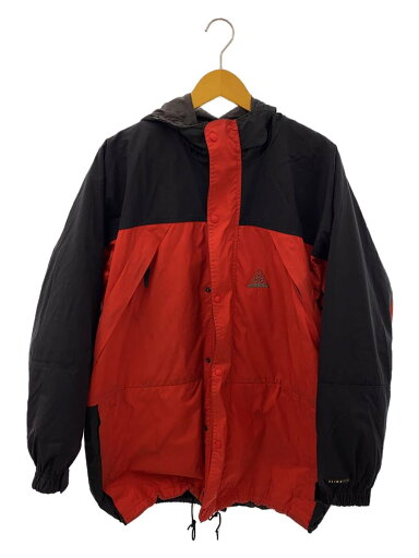 【中古】NIKE ACG◆ナイロンジャケット/L/ポリエステル/RED/無地/90s【メンズウェア】 【中古】NIKE ACG◆ナイロンジャケット/L/ポリエステル/RED/無地/90s【メンズウェア】