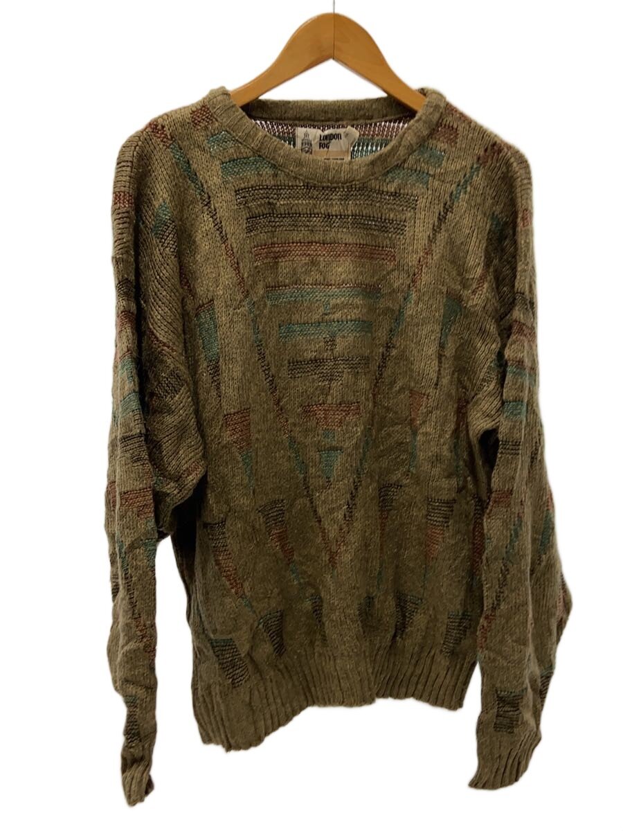 【中古】London Fog◆ニット・セーター(厚手)/L/アクリル【メンズウェア】