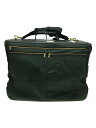 【中古】LOUIS VUITTON◆トラベルキャリー/キャンバス/GRN/無地【バッグ】