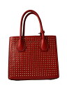 【中古】MICHAEL KORS◆ショルダーバッグ/--/RED/AV-1908【バッグ】(4)