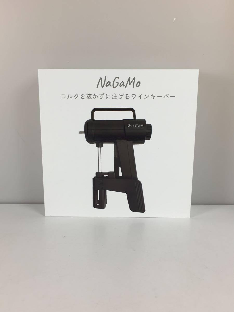 【中古】GLUDIA◆コルクを抜かずに注げるワインキーパーNaGaMo/glu-wfk01/ブラック【キッチン用品】