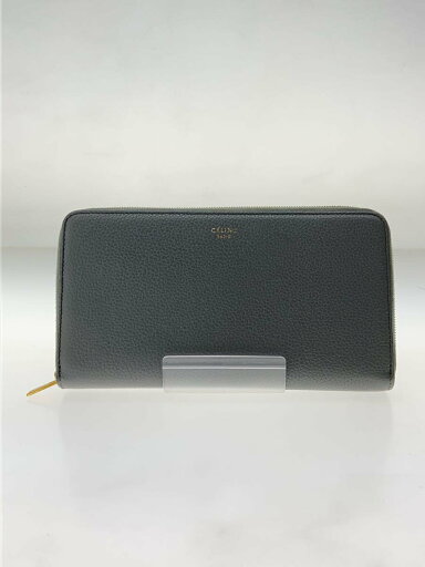 【中古】CELINE◆Large Zipped Multifunction/長財布/レザー/グレー/レディース【服飾雑貨他】 【中古】CELINE◆Large Zipped Multifunction/長財布/レザー/グレー/レディース【服飾雑貨他】
