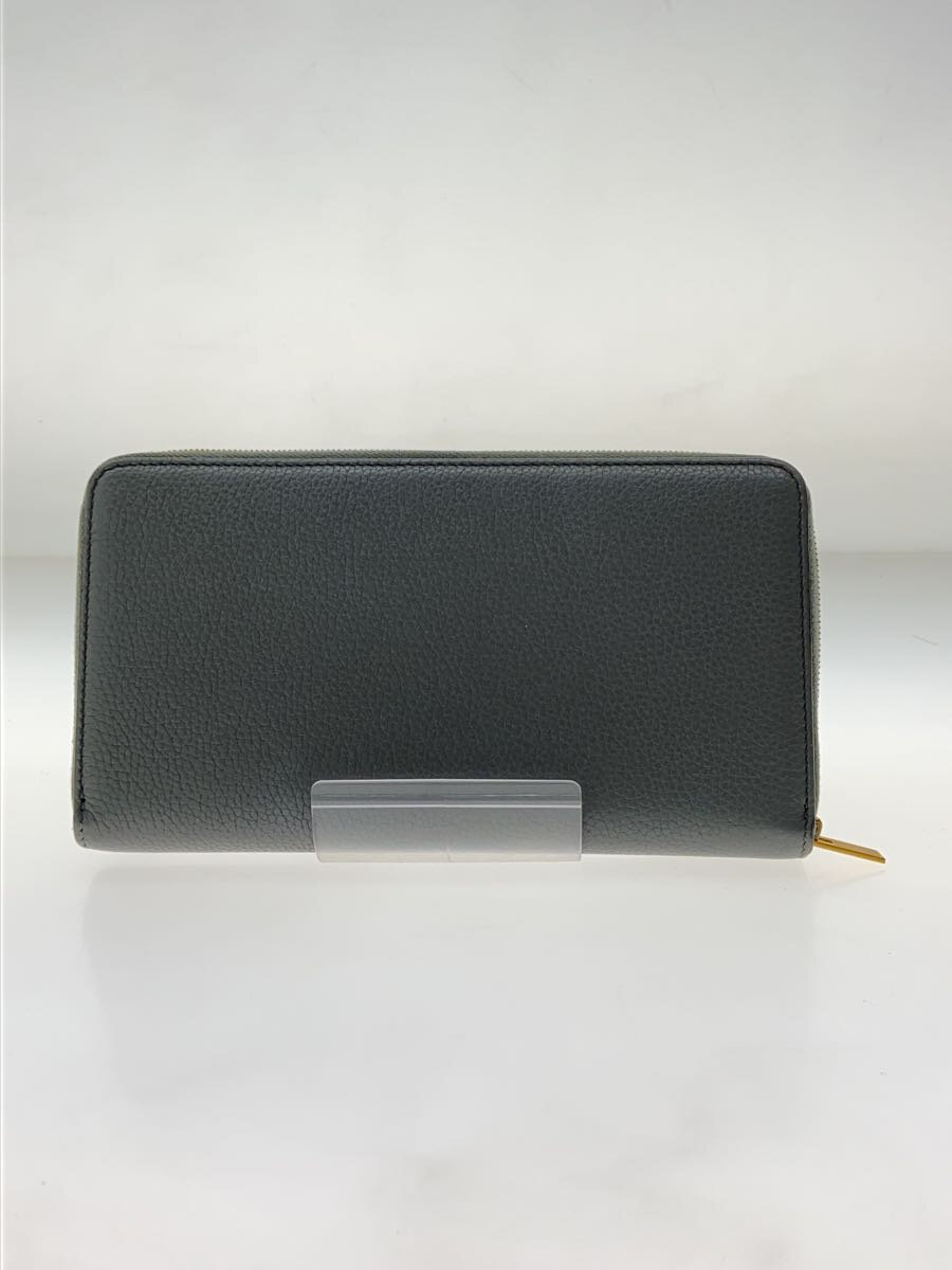 【中古】CELINE◆Large Zipped Multifunction/長財布/レザー/グレー/レディース【服飾雑貨他】