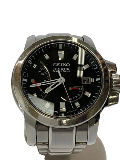 【中古】SEIKO◆KINETIC/オートクォーツ腕時計/アナログ/5D44-0ab0【服飾雑貨他】 【中古】SEIKO◆KINETIC/オートクォーツ腕時計/アナログ/5D44-0ab0【服飾雑貨他】