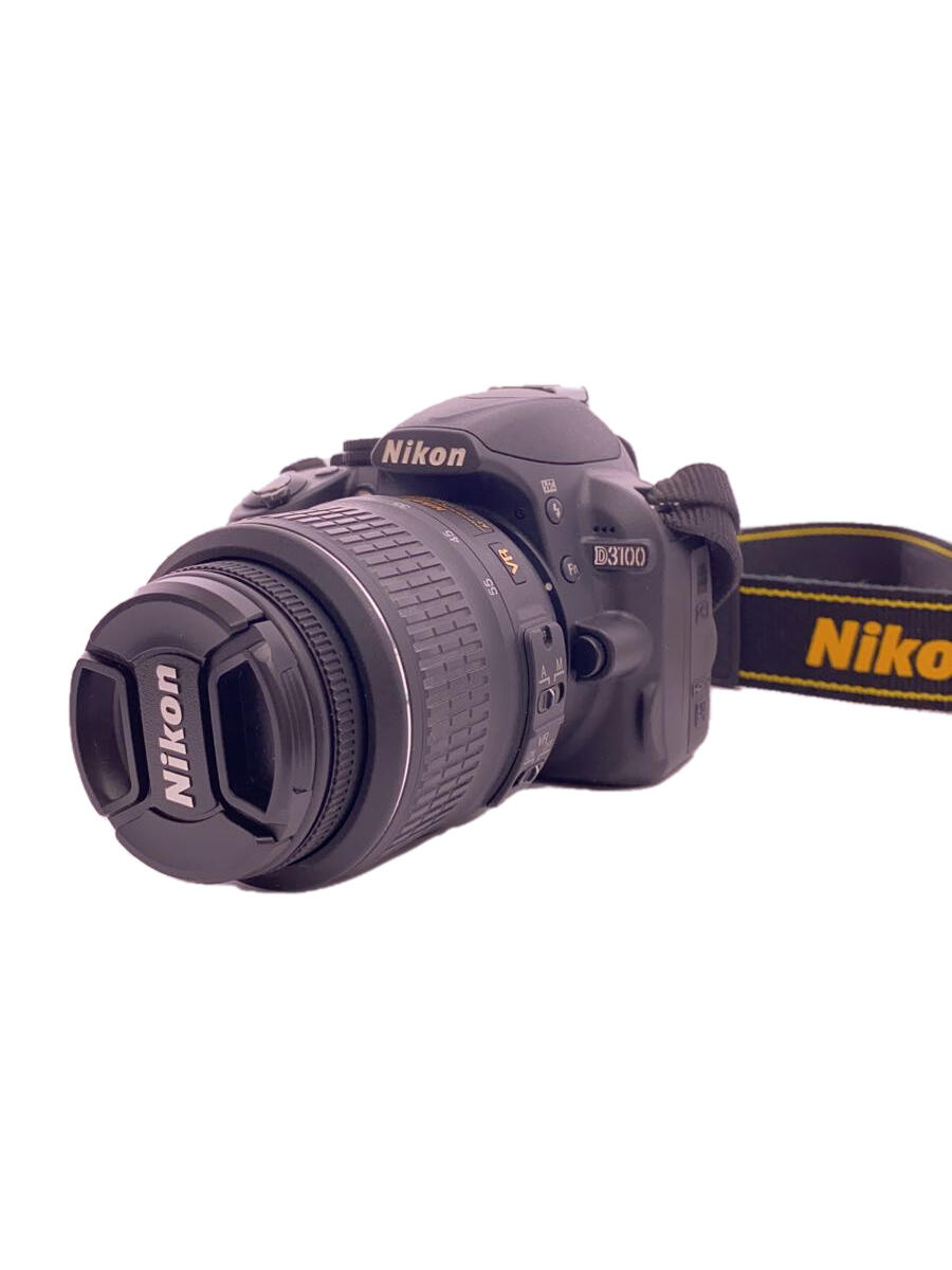 【中古】Nikon◆デジタル一眼カメラ D3100 200mmダブルズームキット ブラック //【カメラ】