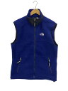 【中古】THE NORTH FACE◆フリースベスト/M/ポリエステル/BLU【メンズウェア】