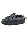 【中古】Dr.Martens◆TERRY/サンダル/UK10/BLK/レザー【シューズ】(4)