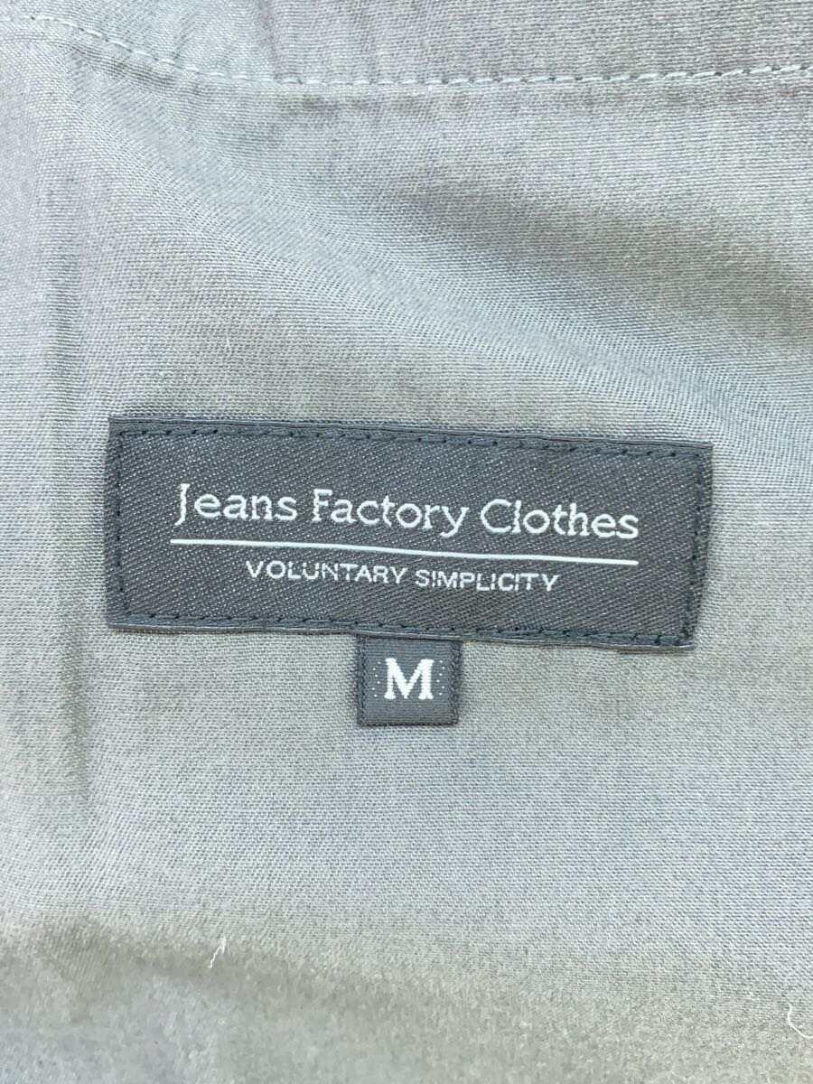 【中古】jeans factory clothes◆セットアップ/M/レーヨン/グレー/ストライプ/上JFC-214-053/下JFC-214-052【メンズウェア】