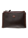 【中古】CELINE◆セカンドバッグ/PVC/BRW/総柄//【バッグ】