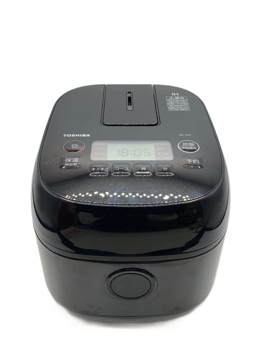 【中古】TOSHIBA◆炊飯器 RC-5XT(K)//【家電・ビジュアル・オーディオ】