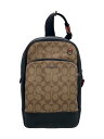 【中古】COACH◆ショルダーバッグ/レザー/BRW/総柄/C8356【バッグ】(4)