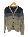 【中古】McGREGOR◆カーディガン(薄手)/LL/コットン/GRY/無地/111824902【メンズウェア】