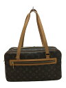 【中古】LOUIS VUITTON◆シテGM_モノグラム_BRW/PVC/BRW【バッグ】