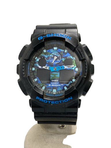 【中古】CASIO◆クォーツ腕時計・G-SHOCK/デジアナ/ラバー/BLK/BLK【服飾雑貨他】 【中古】CASIO◆クォーツ腕時計・G-SHOCK/デジアナ/ラバー/BLK/BLK【服飾雑貨他】