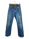 【中古】INSCRIRE◆24SS/traight Destroyed 5pk Pantsボトム/29/デニム/IDG/無地/ID-PT2【レディースウェア】