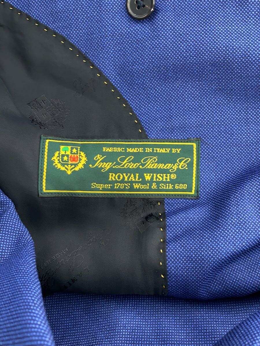 【中古】Loro Piana◆3Pスーツ_ROYAL WISH Super 170s Wool&Silk 600/ウール/BLU/無地【メンズウェア】