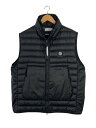 【中古】STONE ISLAND◆ダウンベスト/XXL/ナイロン/BLK/無地/7615G0224//【メンズウェア】