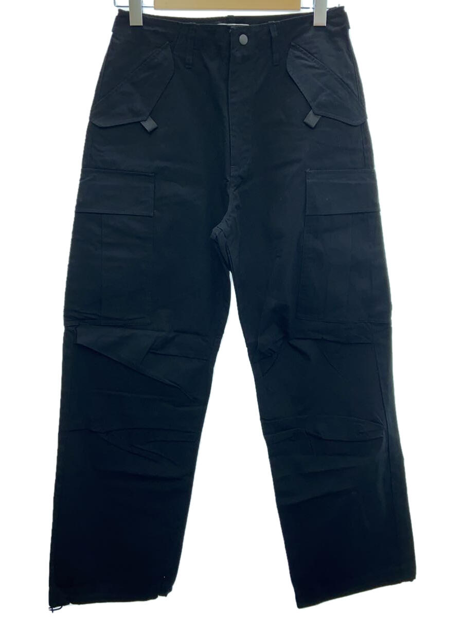 【中古】JOHN BULL◆ストレートパンツ/--/ポリエステル/BLK【メンズウェア】