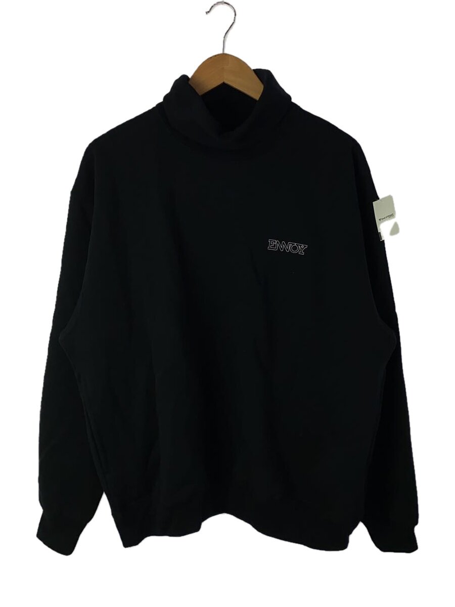【中古】ENNOY◆トップス/L/コットン/BLK/無地/AW24BRENCT05NTL【メンズウェア】