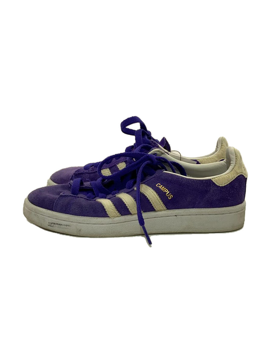 【中古】adidas◆CAMPUS B&Y/キャンパス/22.5cm/パープル/スウェード【シューズ】