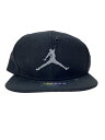 【中古】NIKE◆JORDAN BRAND/キャップ/FREE/ポリエステル/BLK/1623-023【服飾雑貨他】