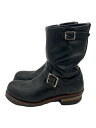 【中古】RED WING◆ASTM-F-2413-05/エンジニアブーツ/US8.5/BLK/レザー/2268【シューズ】