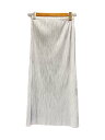 【中古】PLEATS PLEASE ISSEY MIYAKE◆プリーツロングスカート/2/ポリエステル/SLV/PP61-JG784//【レディースウェア】(4)