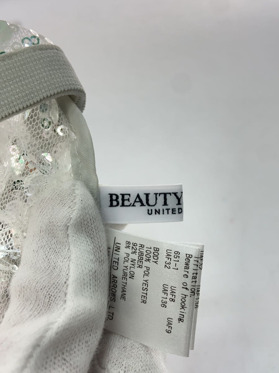【中古】BEAUTY&YOUTH UNITED ARROWS◆スパンコールチュールスカート/ポリエステル/SLV/1624-199-3880【レディースウェア】