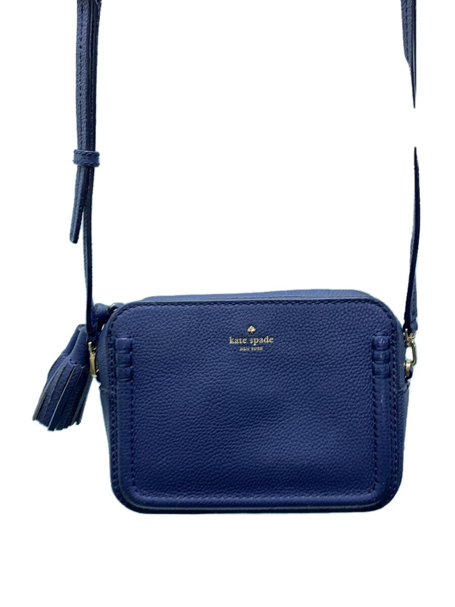 KATE SPADE - 【中古】kate spade new york◆ショルダーバッグ/レザー/NVY【バッグ】